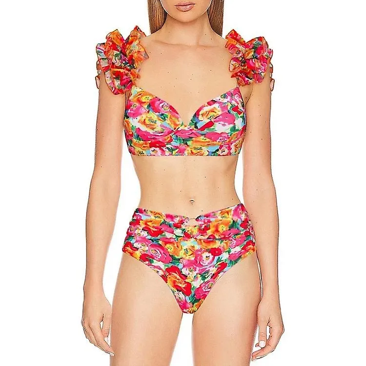 2024 New Push-up Bikini Sexy High-Waisted Two-Piece Swimsuit For Women