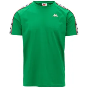 222 BANDA COEN SLIM VERDE HELECHO-BLANCO ANTIGUO-ROJO