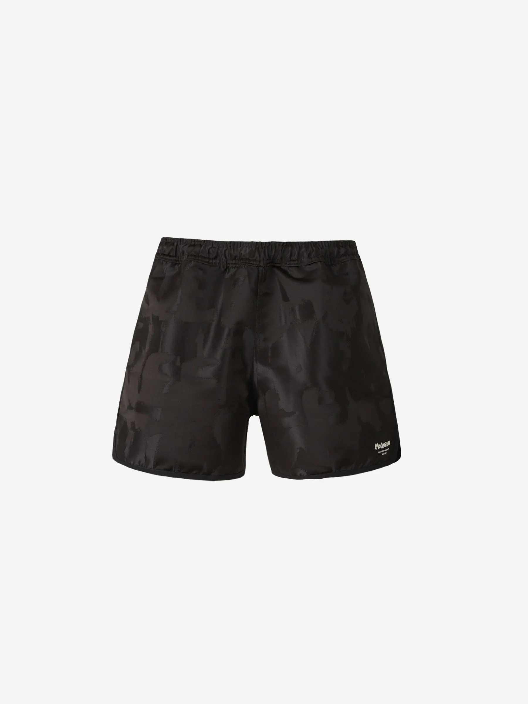 Alexander McQueen Bañador Logo Graffiti