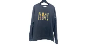 AMI Prendas de punto y sudaderas T.Internacional M Algodón Negro 