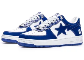 BAPE Bape Sta Patent Leather 2023 "White Blue"