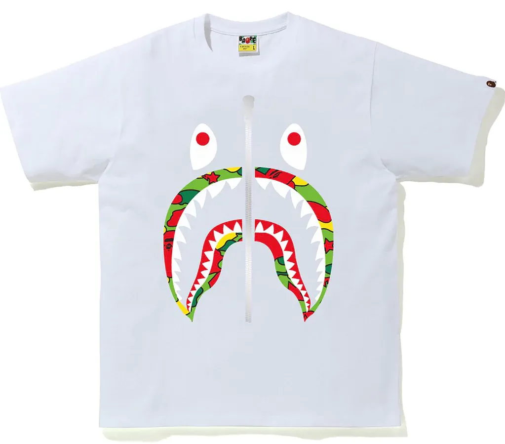 BAPE Sta Camo Shark Tee