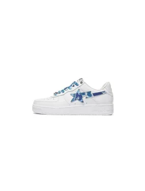 Bape STA - Low White Blue