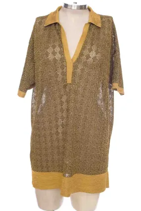 Blusa color Amarillo - Zara