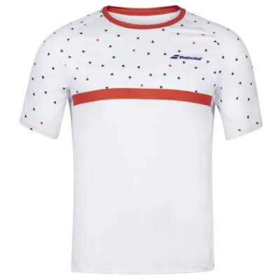 Camiseta Babolat Compete Crew Neck Tee Men Blanca