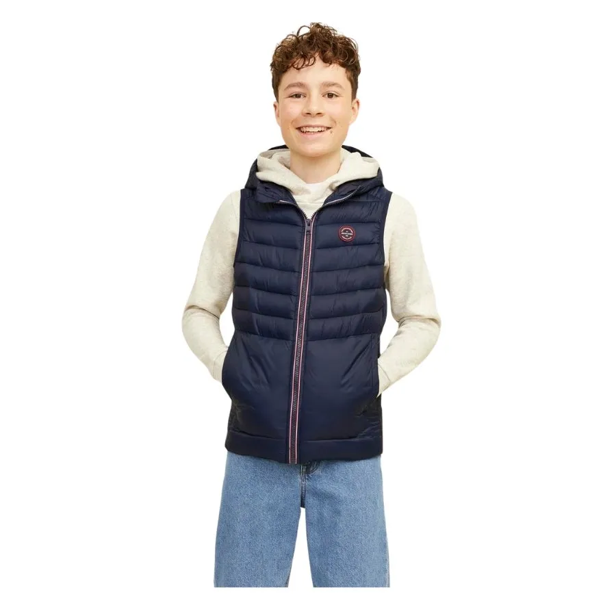  Chalecos Jack & jones Jjesprint Puffer Bodywarmer Hood Noosjnr