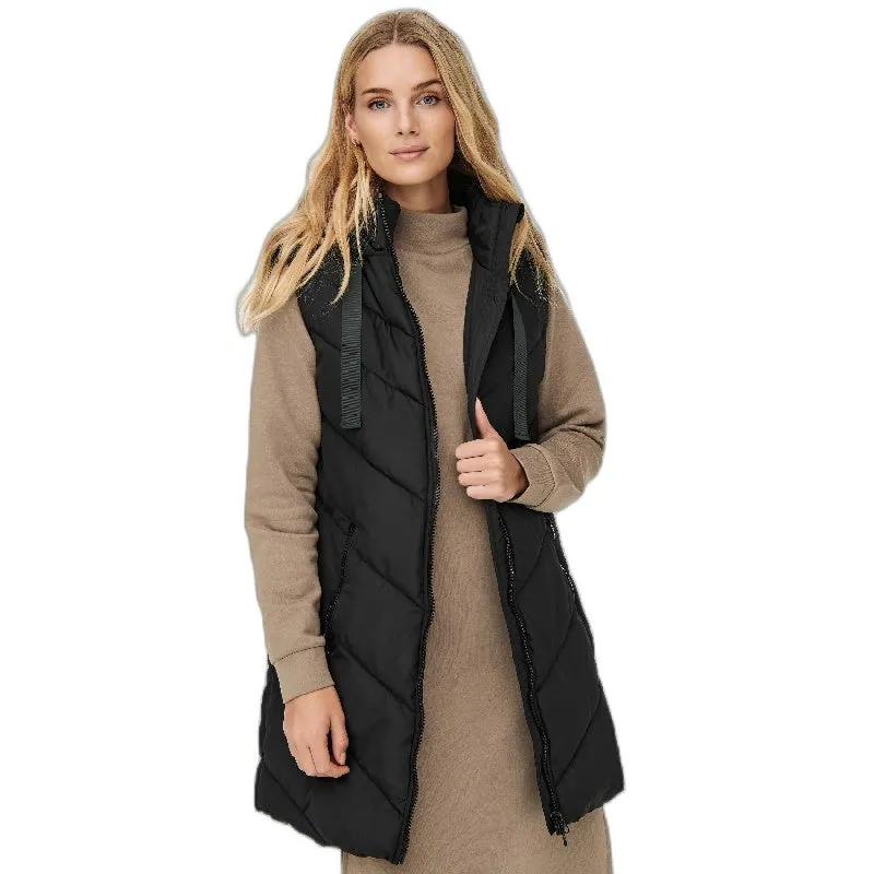  Chalecos Jdy Jdyskylar Padded Hood Waistcoat Otw Noos