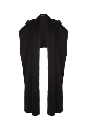 Ciel, black mohair hood