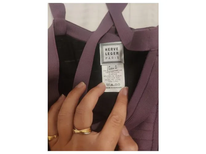 Herve Leger Vestidos Púrpura 