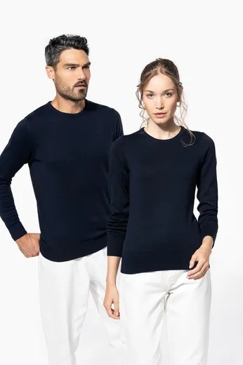JERSEY CUELLO REDONDO MANGA LARGA MUJER