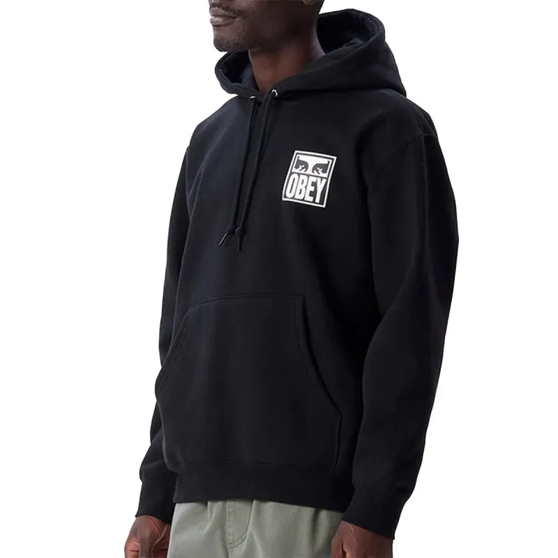 OBEY Eyes Icon Hood Premium Pullover Hoodie black