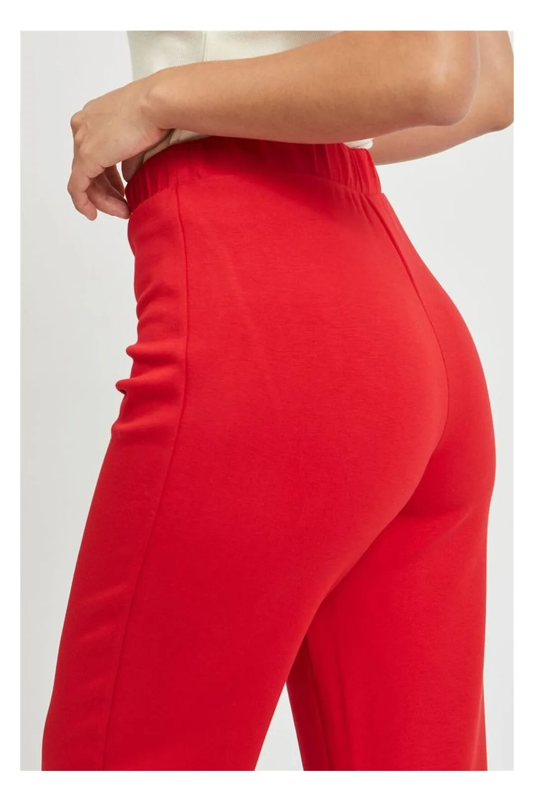 PANTALON CROPPED VISIF ROJO