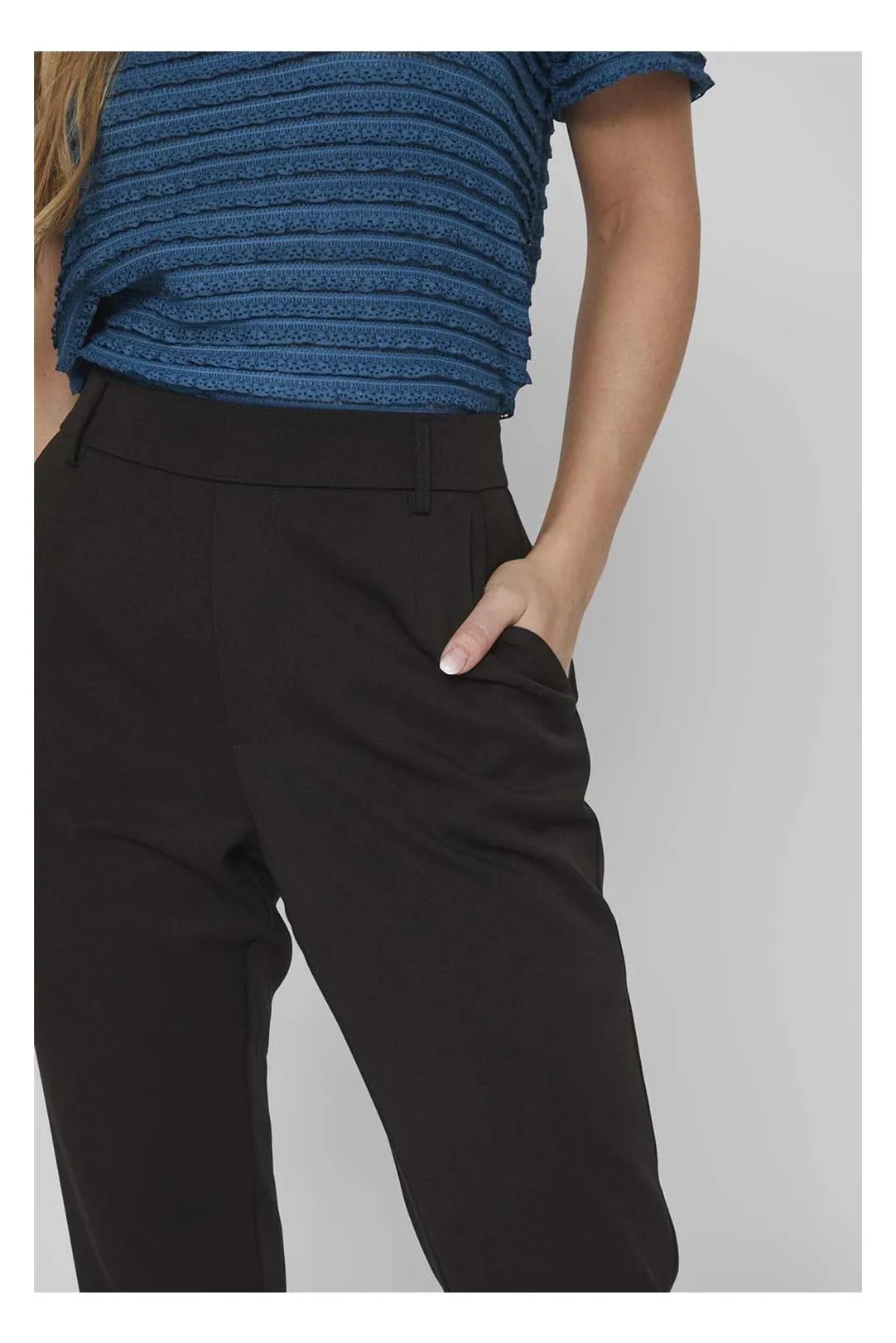 PANTALON TELA VIVARONE NEGRO