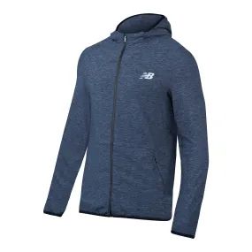 Polerón Hombre New Balance Full Zip Azul