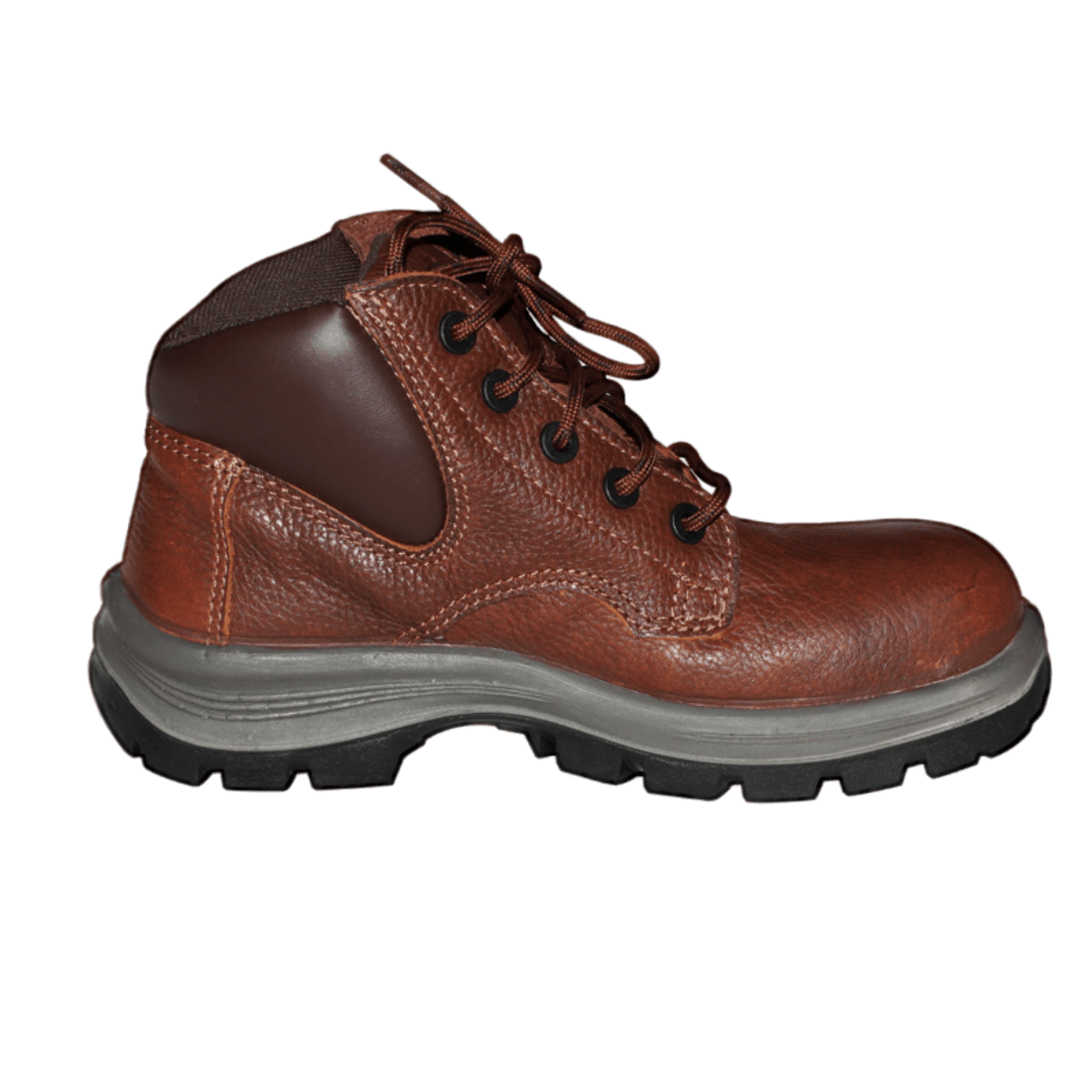 Rhino 66085 talla 43 zapato de cuero media bota dielectrico cafe punta carbono