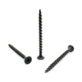Tornillo Grueso para Aglomerado Negro #6 x 2" 20und | FijerSKU: 16441